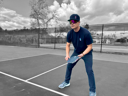 Premium Embroidered Pickleball Court Tee